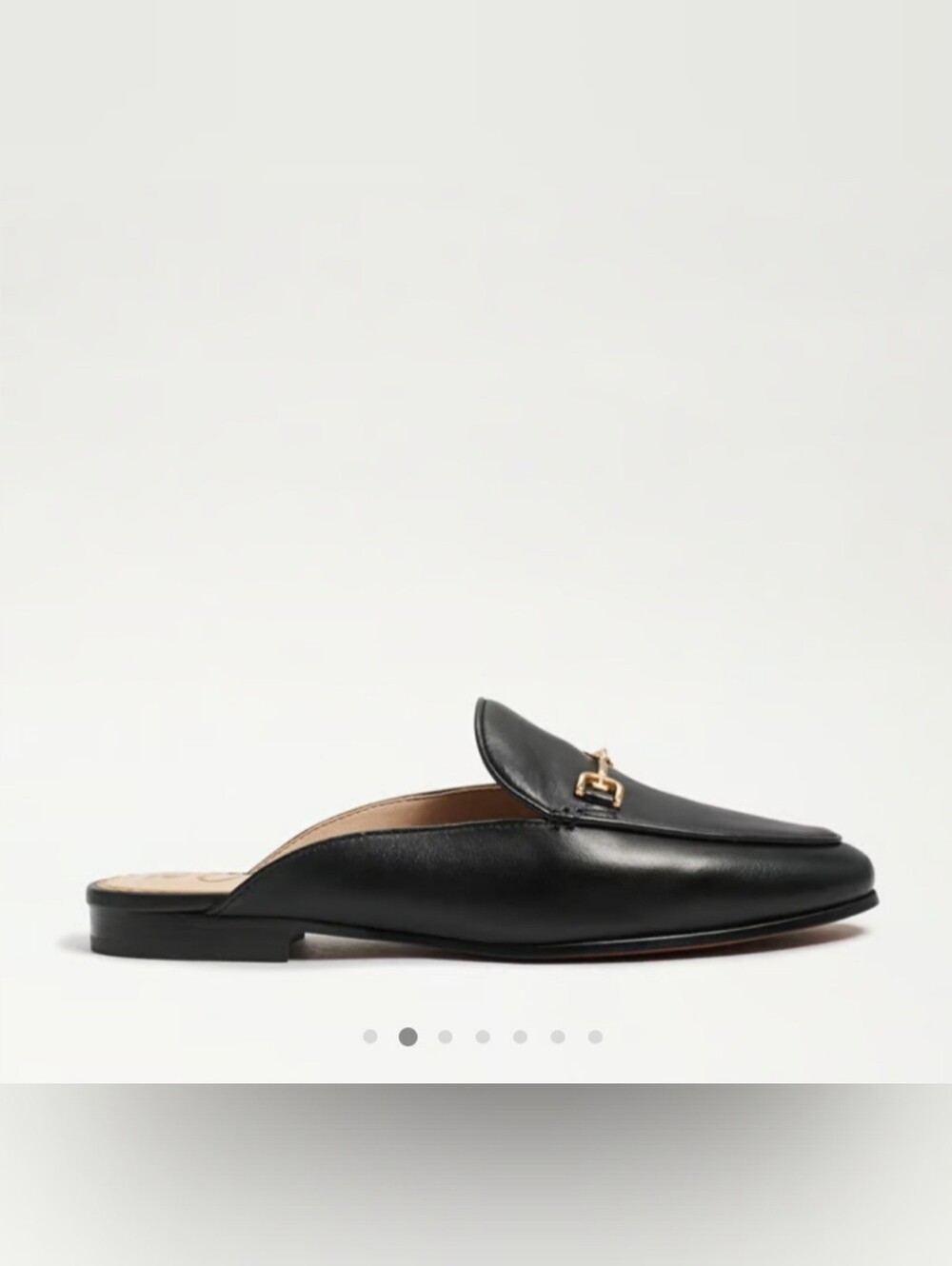 EUC SAM EDELMAN LINNIE BIT LEATHER MULE LOAFER SZ 7.5 - Picture 2 of 16
